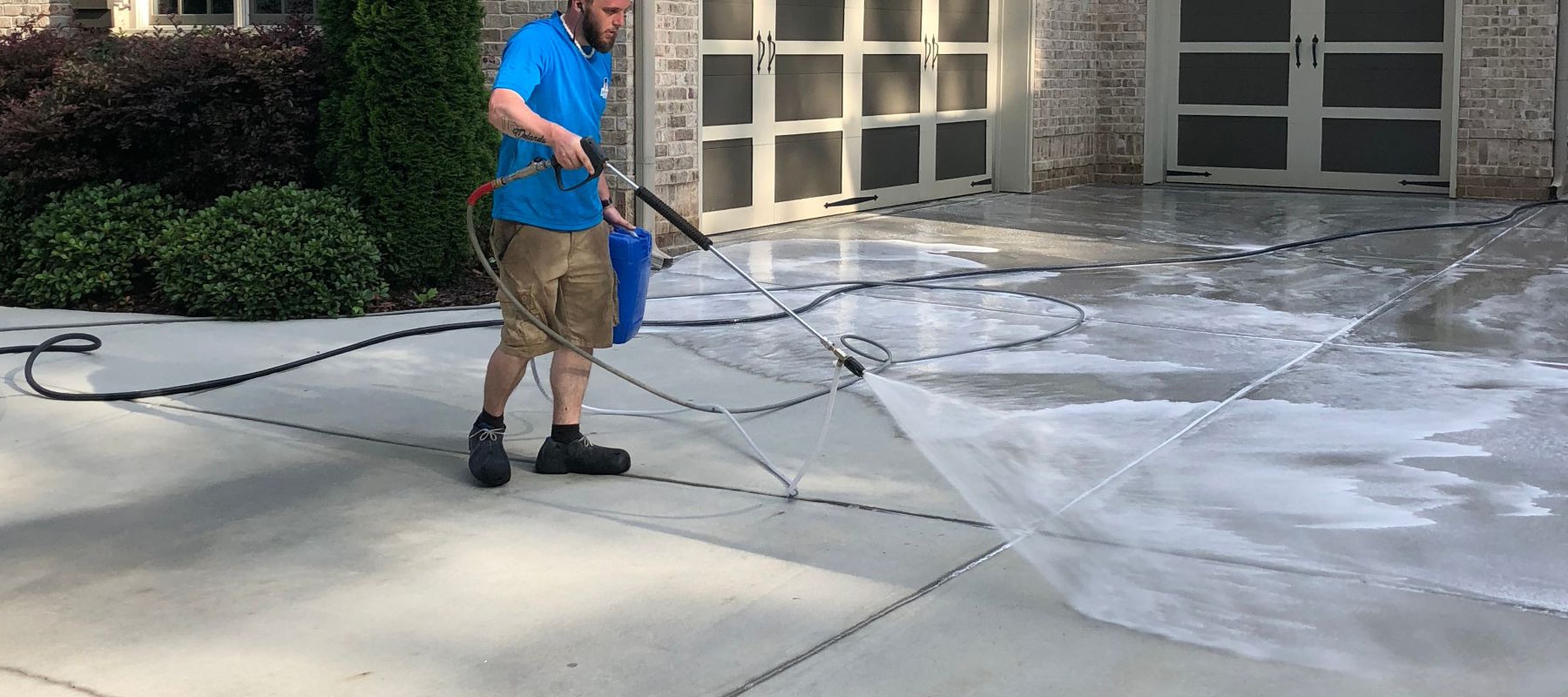 residential home power pressure washing