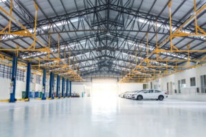 commercial business concrete floor coating